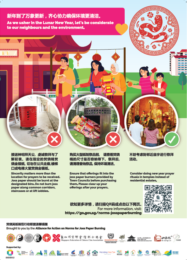 A4 Public Education Poster for Lunar New Year (2025)