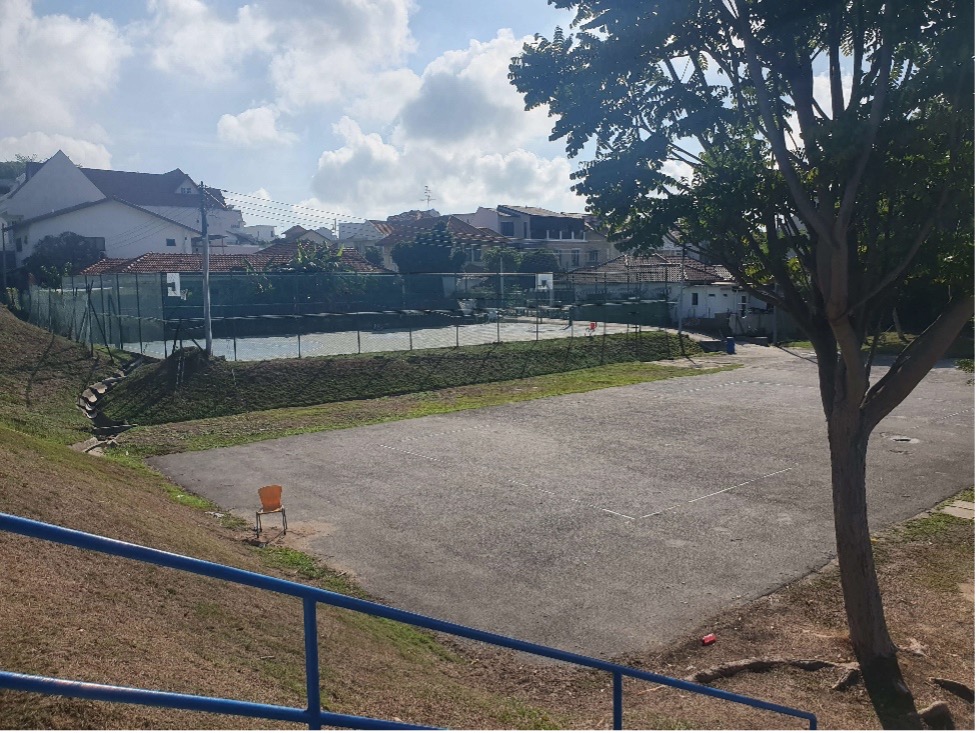 The space before it was converted into a park